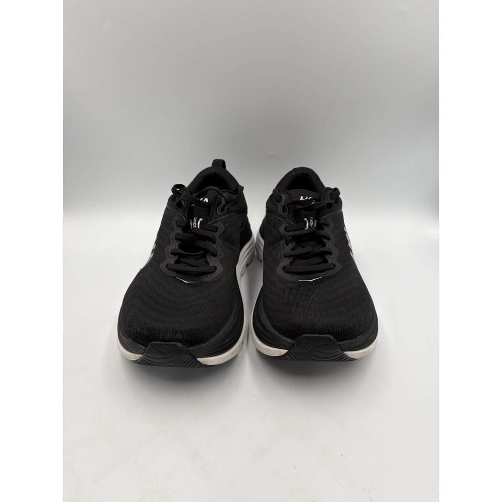 Hoka One One HOKA Gaviota 5 Black White Low Top Mesh Women 8B 1134235-BWHT - Picture 2 of 13